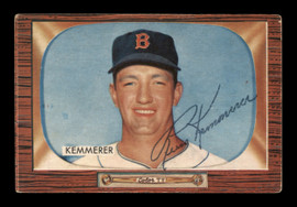 Russ Kemmerer Autographed 1955 Bowman Card #222 Boston Red Sox SKU #187812