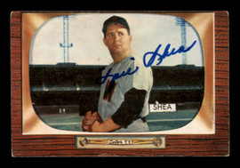 Frank Spec Shea Autographed 1955 Bowman Card #207 Washington Senators SKU #187815