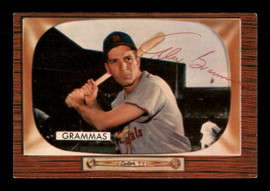 Alex Grammas Autographed 1955 Bowman Card #186 St. Louis Cardinals SKU #187858