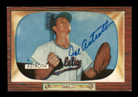 Joe Astroth Autographed 1955 Bowman Card #119 Kansas City A's SKU #187868