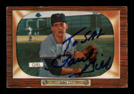 Paul Giel Autographed 1955 Bowman Card #125 New York Giants "To Sal" SKU #187900