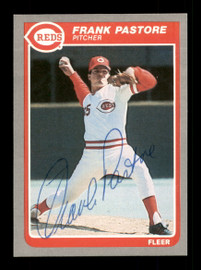 Frank Pastore Autographed 1985 Fleer Card #545 Cincinnati Reds SKU #187974