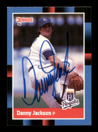 Danny Jackson Autographed 1988 Donruss Card #132 Kansas City Royals SKU #188492