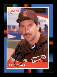 Eric Show Autographed 1988 Donruss Card #387 San Diego Padres SKU #188520