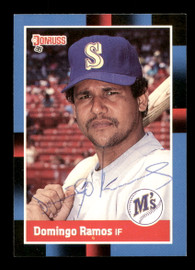 Domingo Ramos Autographed 1988 Donruss Card #622 Seattle Mariners SKU #188535