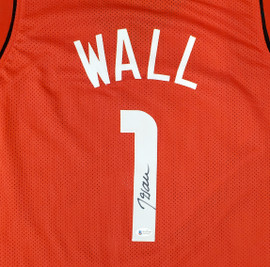 John Wall Houston Rockets Signed Autograph Custom Jersey White Beckett  Witnessed Certified at 's Sports Collectibles Store