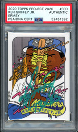 Ken Griffey Jr. Autographed Topps Project 2020 Ermsy Card #300 Seattle Mariners "13x AS" #1/1 PSA/DNA #52451392
