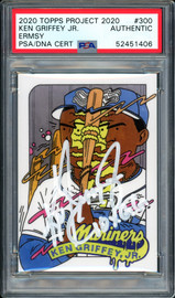Ken Griffey Jr. Autographed Topps Project 2020 Ermsy Card #300 Seattle Mariners "10x GG" #1/1 PSA/DNA #52451406
