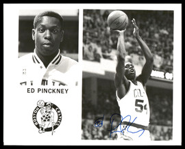 Ed Pinckney Autographed Team Issued 8x10 Photo Boston Celtics SKU #190628