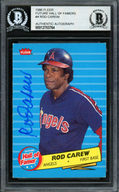 Rickey Henderson Autographed 1980 Topps Rookie Card #482 Oakland A's  Beckett BAS #15786377 - Mill Creek Sports