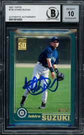 その他 TOPPS206 ICHRO SUZUKI Ichiro Suzuki Autographed 2002 Topps 206 Card #22 Seattle