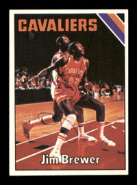 Jim Brewer Autographed 1975-76 Topps Card #46 Cleveland Cavaliers SKU #195413