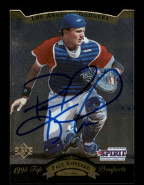 Paul Konerko Autographed 1995 SP Minor League Rookie Card #77 Los Angeles Dodgers SKU #195693