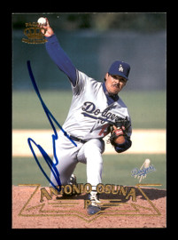 Antonio Osuna Autographed 1998 Pacific Card #337 Los Angeles Dodgers SKU #195730