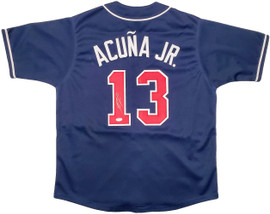 Atlanta Braves Ronald Acuna Jr. Autographed White Majestic Authentic Cool  Base Jersey Size 52 Beckett BAS Stock #206515 - Mill Creek Sports