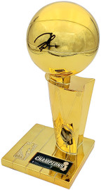 Giannis Antetokounmpo Autographed Fanatics Mini Trophy Milwaukee Bucks Beckett BAS QR Stock #197448