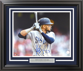 FERNANDO TATIS JR AUTOGRAPHED HAND SIGNED CUSTOM FRAMED SAN DIEGO PADRES  16X20 PHOTO - Signature Collectibles