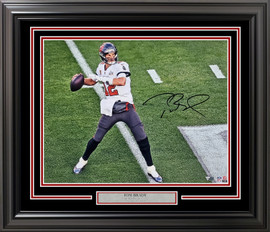 TOM BRADY / PEYTON MANNING Autographed 16" x 20" "