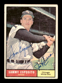 Sammy Esposito & Jim Rivera Autographed 1961 Topps Card #323 Chicago White Sox SKU #197953
