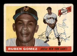 Ruben Gomez Autographed 1955 Topps Card #71 New York Giants SKU #198337