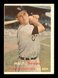 Walt Dropo Autographed 1957 Topps Card #257 Chicago White Sox SKU #198471