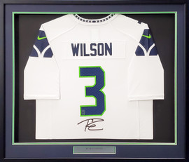 Russell Wilson White Denver Broncos Autographed Nike Limited Jersey