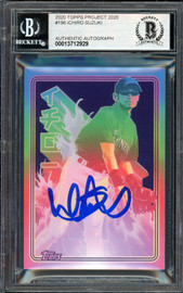 Ichiro Suzuki Autographed Signed Topps Project 2020 Blake Jamieson Card  #169 Seattle Mariners Gold #/10 Beckett Beckett