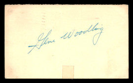 Gene Woodling Autographed 3.25x5.5 Government Postcard New York Yankees SKU #201419