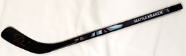 Jordan Eberle Autographed Black Inglasco 24" Mini Stick Seattle Kraken Fanatics Holo #B299858