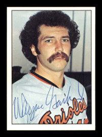 Wayne Garland Autographed 1975 SSPC Card #376 Baltimore Orioles SKU #204638
