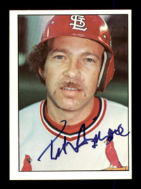 Ted Sizemore Autographed 1975 SSPC Card #284 St. Louis Cardinals SKU #204706