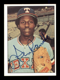Lenny Randle Autographed 1975 SSPC Card #266 Texas Rangers SKU #204720