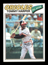 Tommy Harper Autographed 1977 Topps Card #414 Baltimore Orioles SKU #205163