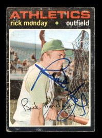 Rollie Fingers Autographed 1971 Topps Card #384 Oakland A's SKU #219100 -  Mill Creek Sports