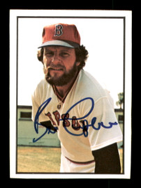 Rick Burleson Autographed 1975 SSPC Rookie Card #410 Boston Red