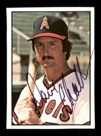 Dave Chalk Autographed 1978 SSPC Card #198 California Angels SKU #204518