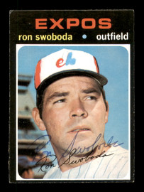 Ron Swoboda Autographed 1971 Topps Card #665 Montreal Expos SKU #204224