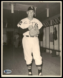 Al Lopez Autographed 8x10 Photo Chicago White Sox Beckett BAS #H44458