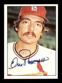 John Denny Autographed 1975 Topps Mini Team Card #246 St. Louis Cardinals  SKU #168619