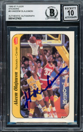 Eminence Hakeem Olajuwon Auto 直筆サイン Hakeem Olajuwon 2023-24 Topps 3 Three Full Court Signs