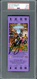 John Elway Autographed 1998 Super Bowl XXXII Ticket 1998 Super Bowl XXXII Ticket Denver Broncos PSA 9 Auto Grade Mint 9 PSA/DNA #63633176