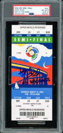 Ichiro Suzuki Autographed 2006 WBC Semi-Final Ticket Seattle Mariners PSA 8 Auto Grade Gem Mint 10 "06 WBC Champs" PSA/DNA #63633261