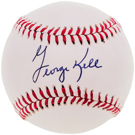 George Kill Autographed Official AL Baseball Detroit Tigers Beckett BAS #F29250