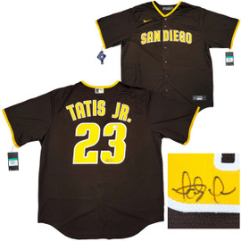 Fernando Tatis Signed Autograph Nike MLB Replica Padres Jersey MLB &  Fanatics