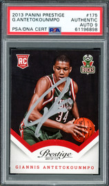 Giannis Antetokounmpo Autographed 2013 Panini Prestige