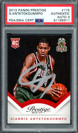 Giannis Antetokounmpo Autographed 2013 Panini Prestige