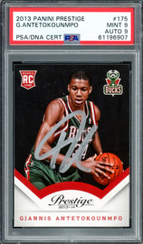 Giannis Antetokounmpo Autographed 2013 Panini Prestige