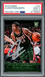 Giannis Antetokounmpo Autographed 2013 Panini NBA China