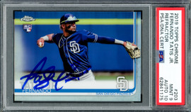 Fernando Tatis Jr. Autographed 2019 Topps Chrome Sepia Refractor