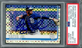 Fernando Tatis Jr. Autographed 2019 Topps Chrome X-Fractor Rookie Card #203 San Diego Padres PSA 10 Auto Grade Gem Mint 10 PSA/DNA #62841144